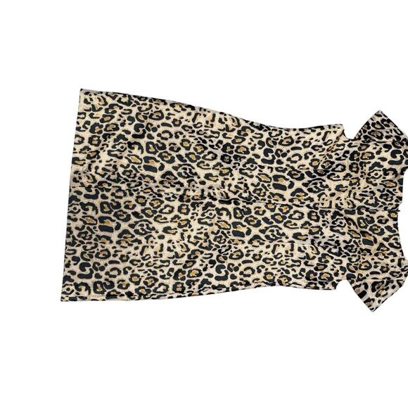 Vince Camino Dress Animal Print Size 4 - Picture 6 of 10